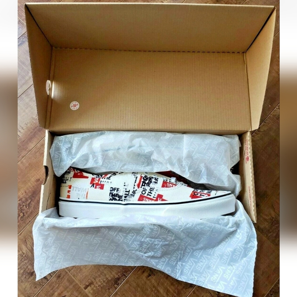 VANS Authentic 2020 Shoes PACKING TAPE/ TRUE WHITE Men Sz US 11.5 - Picture 2 of 8